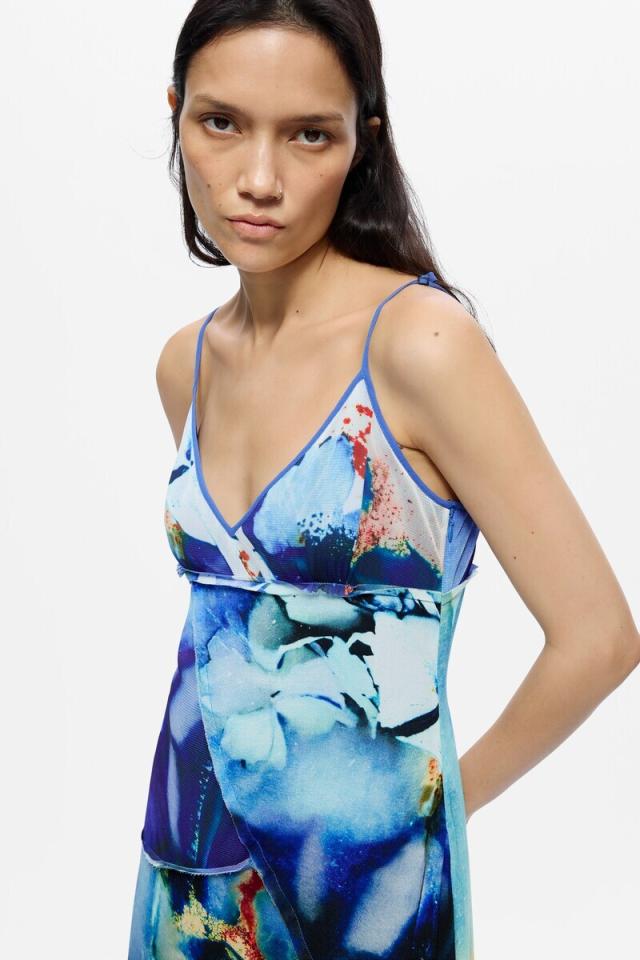 【NEW】デシグアル（Desigual）/【5サイズ展開】プリント入りアシンメトリードレス 2026SS 新作_5