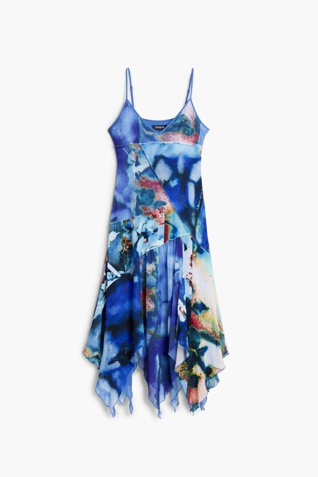 【NEW】デシグアル（Desigual）/【5サイズ展開】プリント入りアシンメトリードレス 2026SS 新作_7