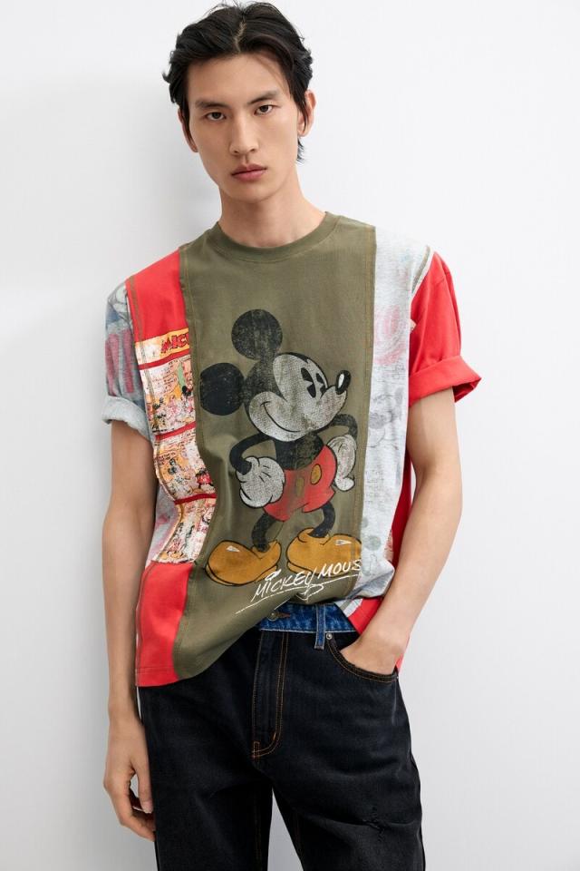 デシグアル（Desigual）/【5サイズ展開】ミッキーコラージュTシャツ 2026aw 新作 10,728円