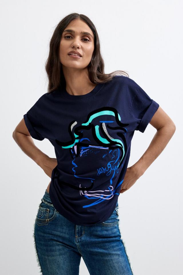 【NEW】デシグアル（Desigual）/【5サイズ展開】ウーマンプリントTシャツ 2026aw 新作 7,722円