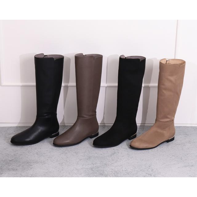 アルテミス by ダイアナ/【片足300g】超軽量フラットヒールロングブーツ