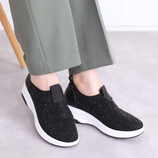 アルテミス by ダイアナ（artemis by DIANA）/スタッズ厚底スリッポン