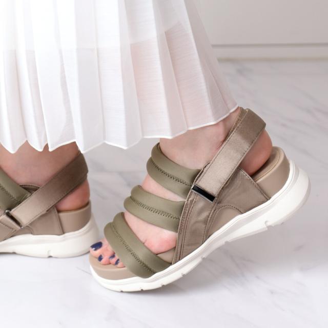 アルテミス by ダイアナ（artemis by DIANA）/チューブストラップ 厚底スポーツサンダル