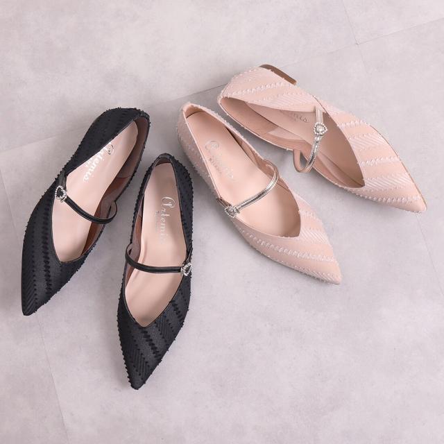 アルテミス by ダイアナ（artemis by DIANA）/【25秋冬新作】メリージェーン　ポインテッドトゥフラットパンプス アルテミス by ダイアナ（artemis by DIANA）/【25秋冬新作】メリー