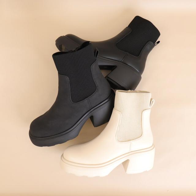アルテミス by ダイアナ（artemis by DIANA）/ニットコンビ厚底ブーツ