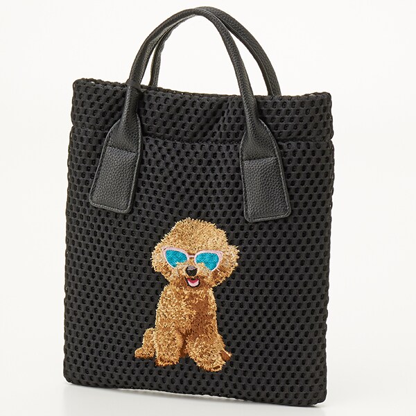 シャルエ（CHARUER）/【ポリエステル】オリジナルアニマル刺繍ミニトート シャルエ（CHARUER）/【ポリエステル】オリジナルアニマル刺繍