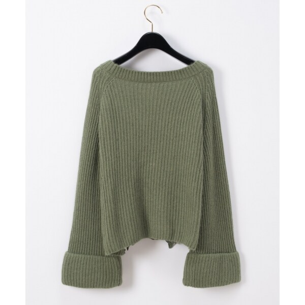 グレースコンチネンタル/袖フレアレース畦ニットトップの通販はau PAY