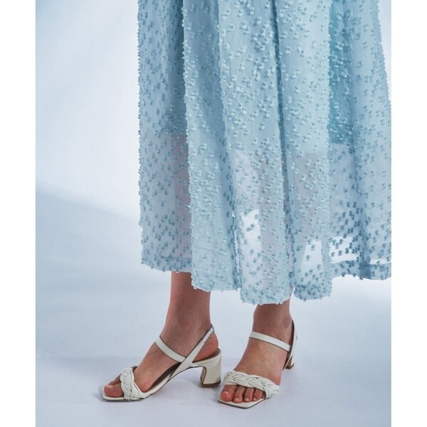 グレースコンチネンタル（GRACE CONTINENTAL）/カットジャガードタックスカート