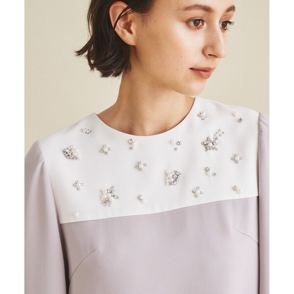 グレースコンチネンタル（GRACE CONTINENTAL）/ビジューバイカラー