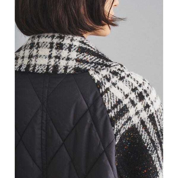 【美品】グレースコンチネンタル チェック ビジュー コート GRACE CONTINENTAL SOLD OUT グレースコンチネンタル アウター