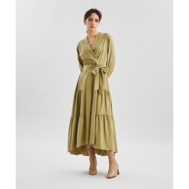 グレースコンチネンタル（GRACE CONTINENTAL）/カシュクールシャツ