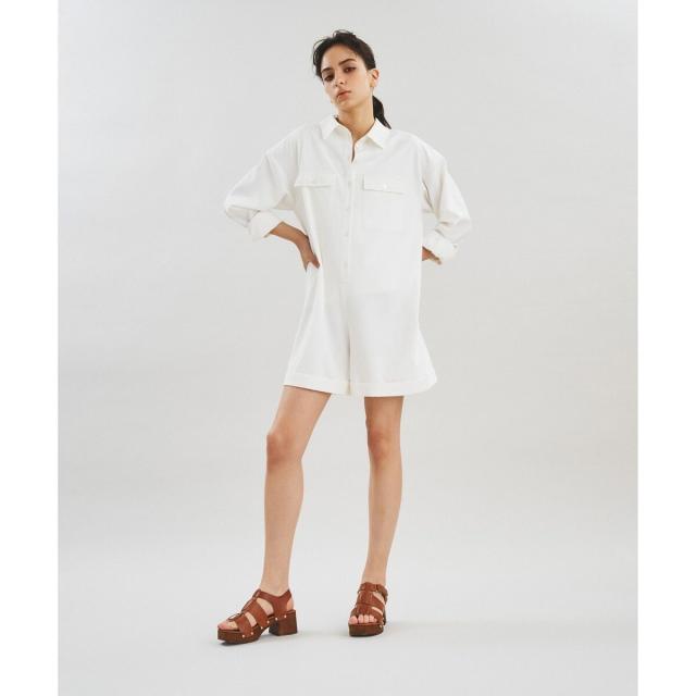 グレースコンチネンタル（GRACE CONTINENTAL）/シャツサロペット