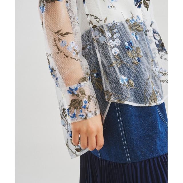 グレースコンチネンタル（GRACE CONTINENTAL）/スズラン刺繍シャツ シャツ 