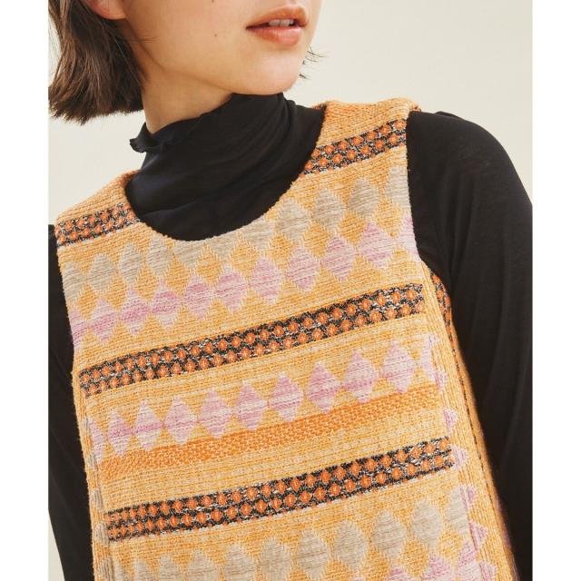 グレースコンチネンタル（GRACE CONTINENTAL）/エスニックジャガード