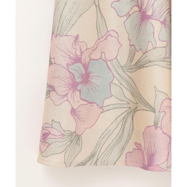 【新品未使用】 SNAIDEL スナイデル ／ジャガードプリントワンピース SNIDEL（スナイデル）の「サテンジャガードプリントワンピース