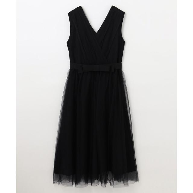 グレースコンチネンタル（GRACE CONTINENTAL）/チュールドレープドレス