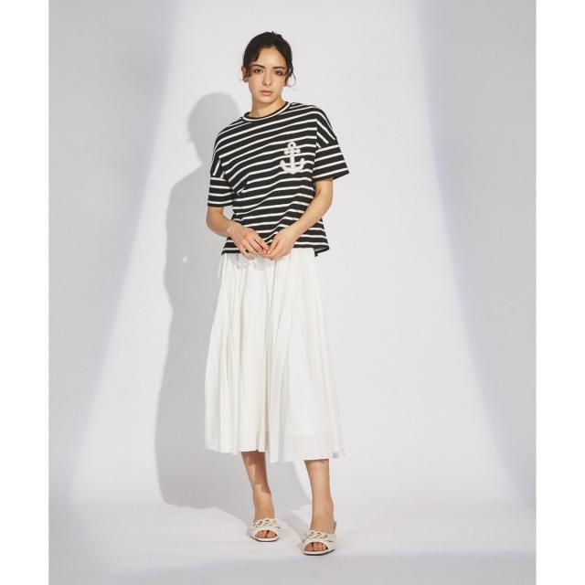 【未使用】グレースコンチネンタル　タフタマチプリーツスカート　23年モデル　M 未使用】グレースコンチネンタル タフタマチプリーツスカート 23