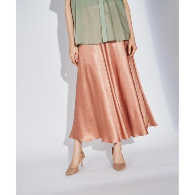 グレースコンチネンタル（GRACE CONTINENTAL）/サテンフレアスカート