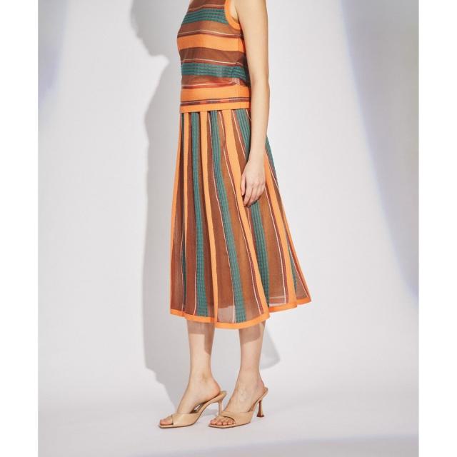 グレースコンチネンタル（GRACE CONTINENTAL）/ラインシアーニットスカート