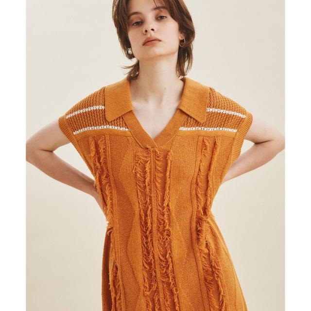 ワンピース ワンピドレス ロング丈 袖あり 半袖 ホルンスリーブ