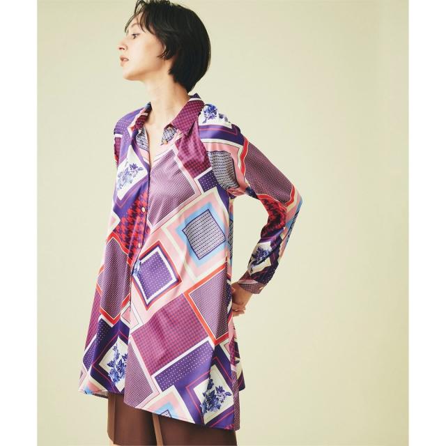 グレースコンチネンタル（GRACE CONTINENTAL）/スカーフプリントチュニックブラウスの通販は 16,720円