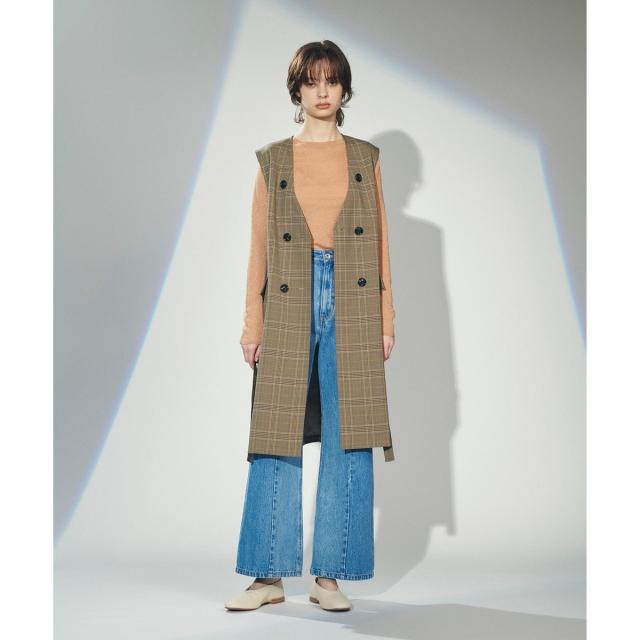 ウールカシミヤ ミラノリブ 圧縮ニットジレ トップス ベスト ジレ 335802 ミラノリブニットジレ|allureville OFFICIAL SITE / ONLINE SHOP