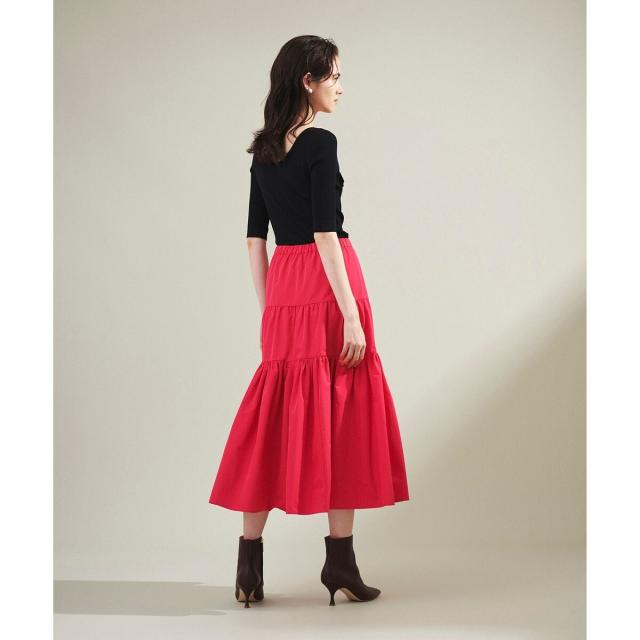 グレースコンチネンタル　トリアセタフタスカート グレースコンチネンタル（GRACE CONTINENTAL）/トリアセタフタ