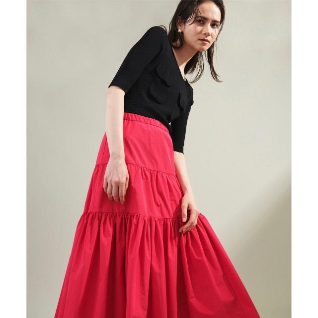 グレースコンチネンタル トリアセタフタスカート グレースコンチネンタル(GRACE CONTINENTAL)/トリアセタフタ