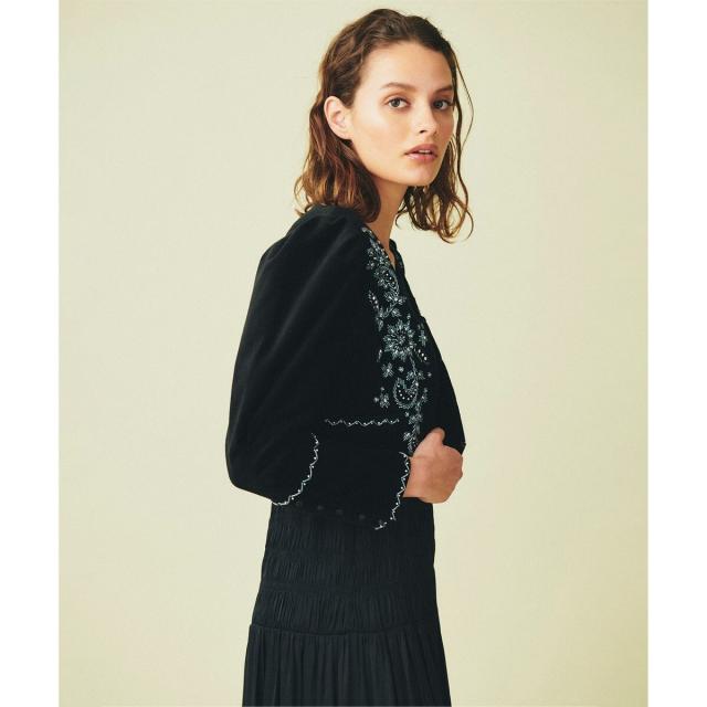 グレースコンチネンタル（GRACE CONTINENTAL）/ショート刺繍ジャケット