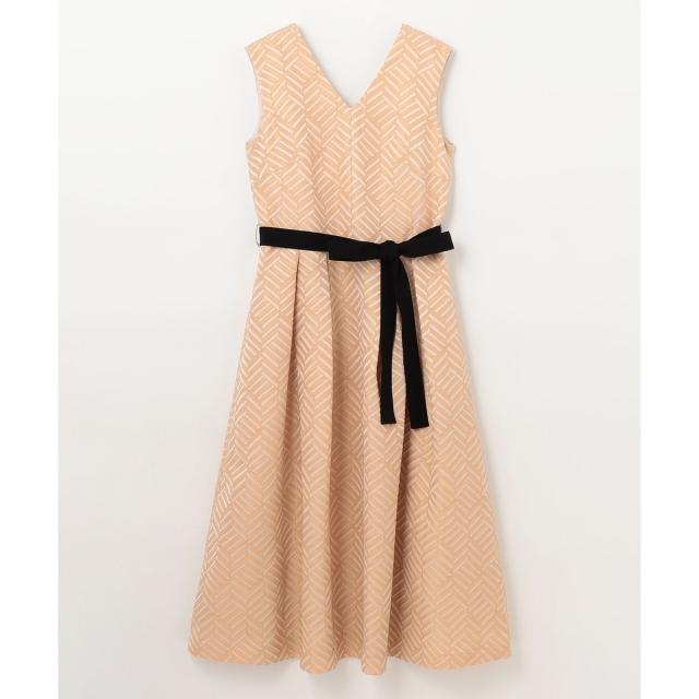 グレースコンチネンタル（GRACE CONTINENTAL）/キカジャガードタックドレス