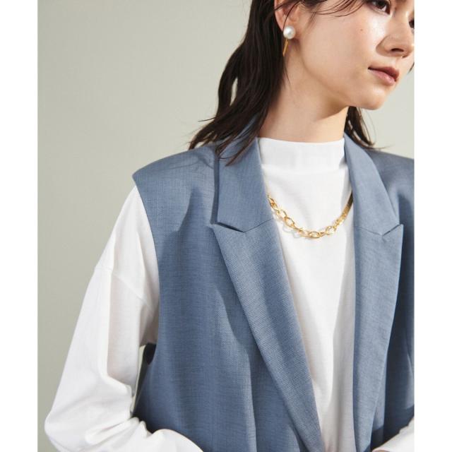 【グレースコンチネンタル】テーラードロングジレコート テーラードロングジレコート / GRACE CONTINENTAL | GRACE