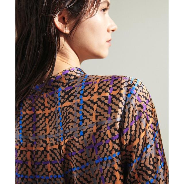 美品　タグ付き　グレースコンチネンタル ヘリンボーンチェックシャツ ヘリンボーンチェックシャツ / GRACE CONTINENTAL | GRACE