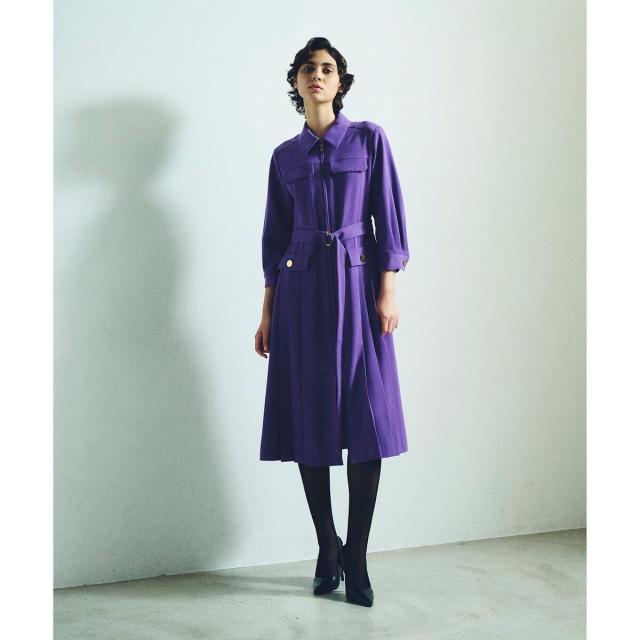 グレースコンチネンタル（GRACE CONTINENTAL）/ツイルプリーツ切替ドレスの通販は