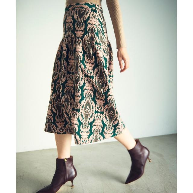 グレースコンチネンタル（GRACE CONTINENTAL）/オーナメントジャガード