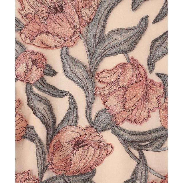 送料込/関税込■ERDEM■刺繍入り花柄キャンバスミディドレス haremode｜【haremode ハレモード公式】花柄刺繍ミディ丈ドレス