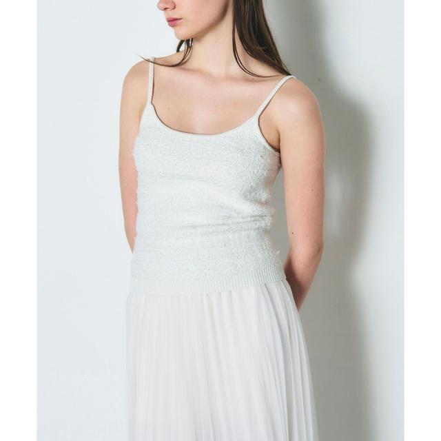 グレースコンチネンタル（GRACE CONTINENTAL）/ラメツイードニットキャミ