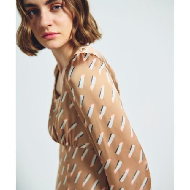 グレースコンチネンタル（GRACE CONTINENTAL）/バックシャンリップドレス