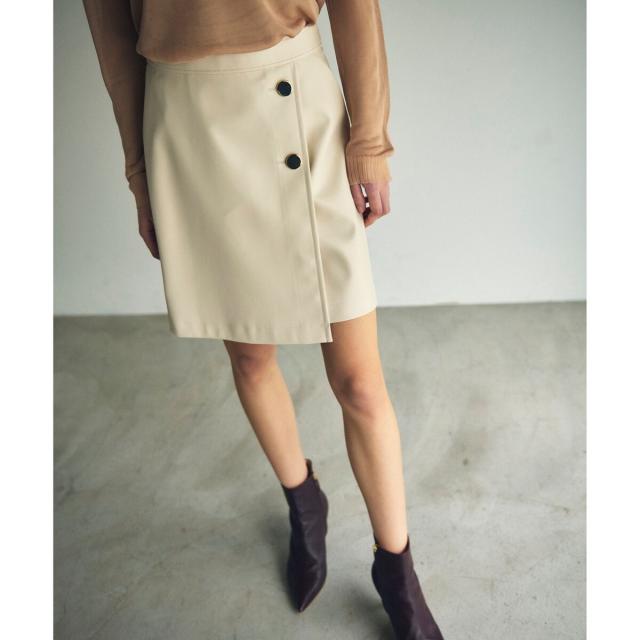 グレースコンチネンタル（GRACE CONTINENTAL）/フェイクレザーミニスカート