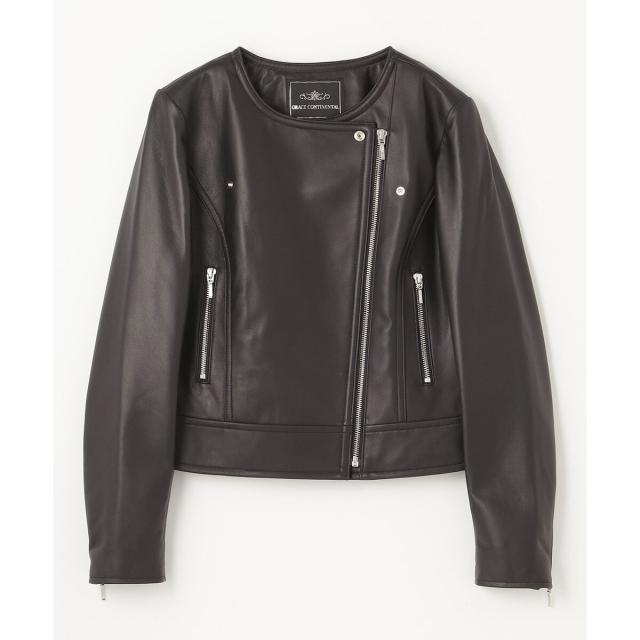 美品♥グレースコンチネンタル　黒 レザー　ライダースジャケット ライダースジャケット / GRACE CONTINENTAL | GRACE CONTINENTAL
