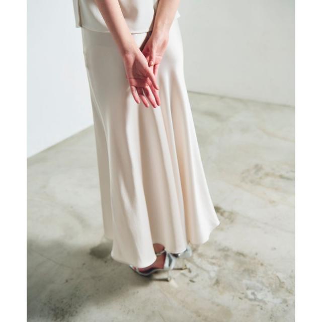 グレースコンチネンタル（GRACE CONTINENTAL）/サテンバイアスロングスカート