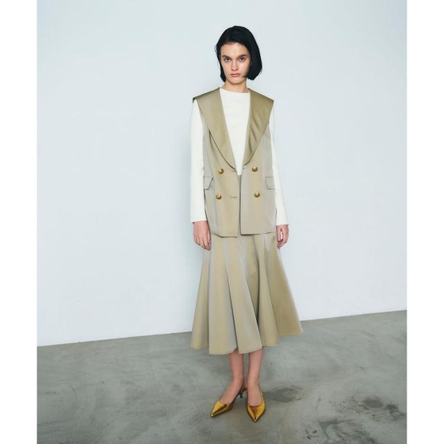 グレースコンチネンタル（GRACE CONTINENTAL）/セーラーカラーサテンベスト