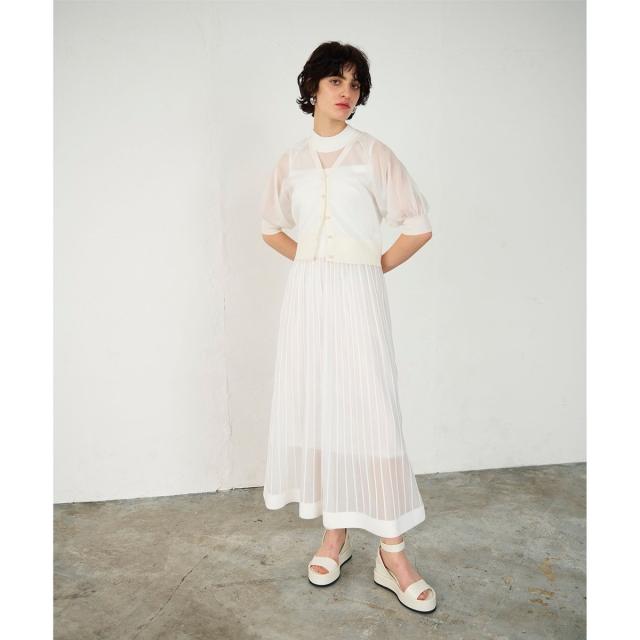 グレースコンチネンタル（GRACE CONTINENTAL）/ラメシアードルマンニットカーディガン