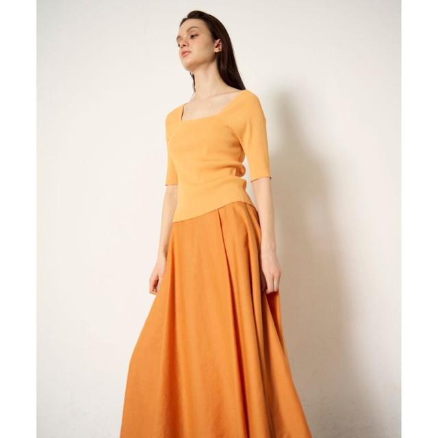 グレースコンチネンタル（GRACE CONTINENTAL）/ハーフスリーブニットトップ