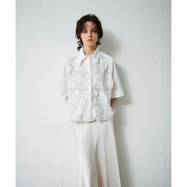 グレースコンチネンタル（GRACE CONTINENTAL）/ケミカルフラワードレスシャツの通販は