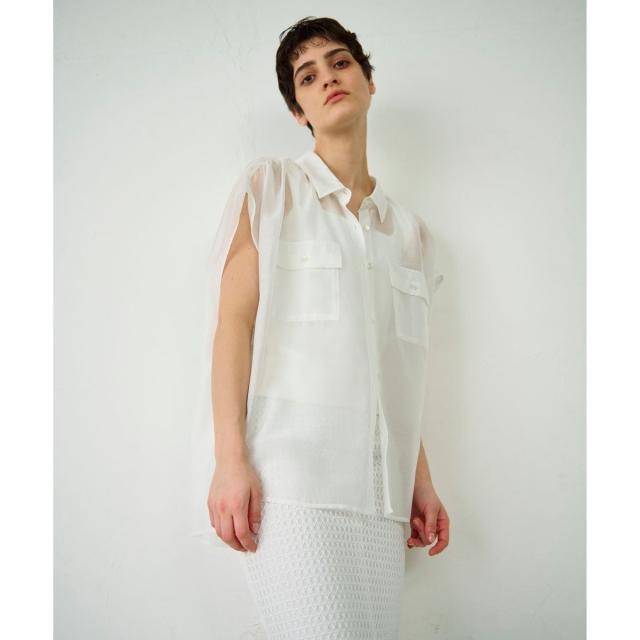 グレースコンチネンタル（GRACE CONTINENTAL）/ギャザーシャツ