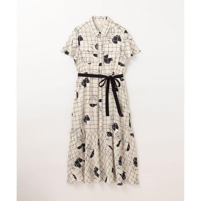 グレースコンチネンタル　フラワードレスシャツ グレースコンチネンタル（GRACE CONTINENTAL）/ラインフラワー