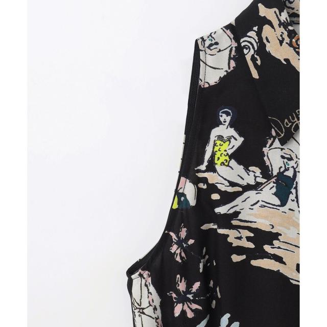 グレースコンチネンタル　バックコンシャスプリントワンピース バックコンシャスプリントワンピース / GRACE CONTINENTAL