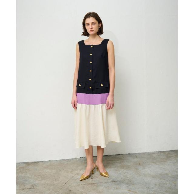 お値下げ！アルベロベロ 裾の豚ちゃんレースが可愛い薄手の七分袖ブラック