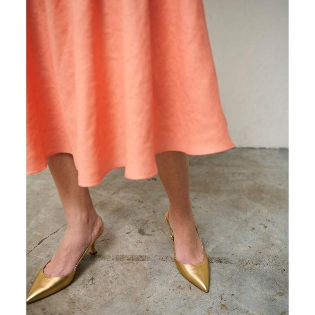 グレースコンチネンタル（GRACE CONTINENTAL）/リネンタッチ配色ワンピース