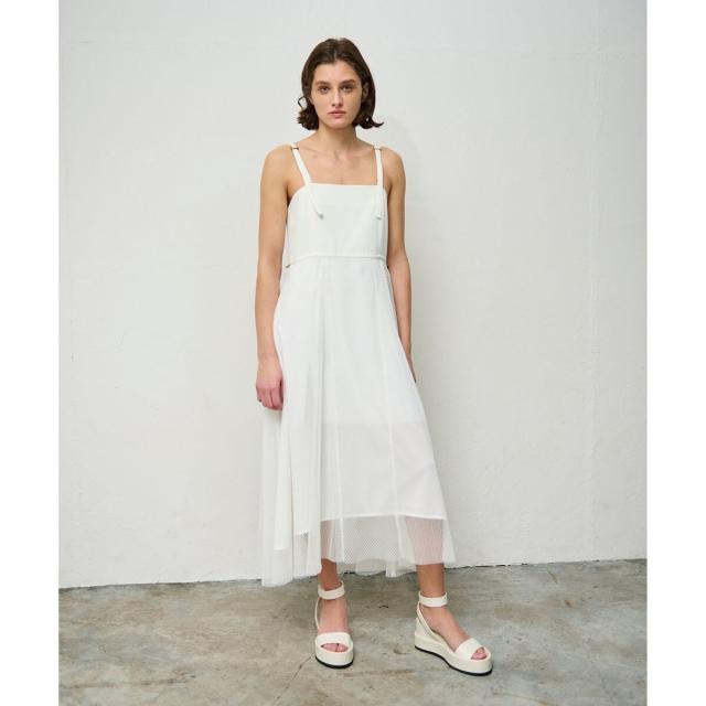 グレースコンチネンタル（GRACE CONTINENTAL）/メッシュコンビキャミワンピース